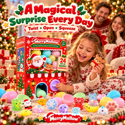 MerryMallow™ 24-Day Squishy Surprise Advent Calendar