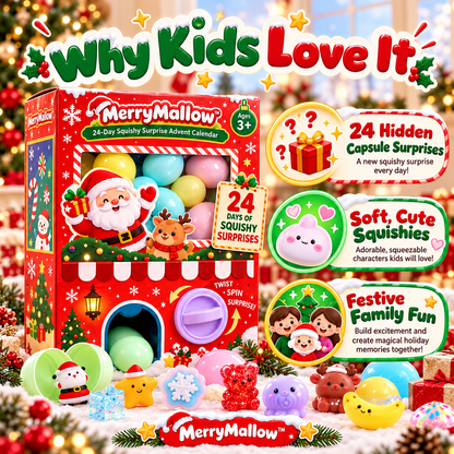 MerryMallow™ 24-Day Squishy Surprise Advent Calendar